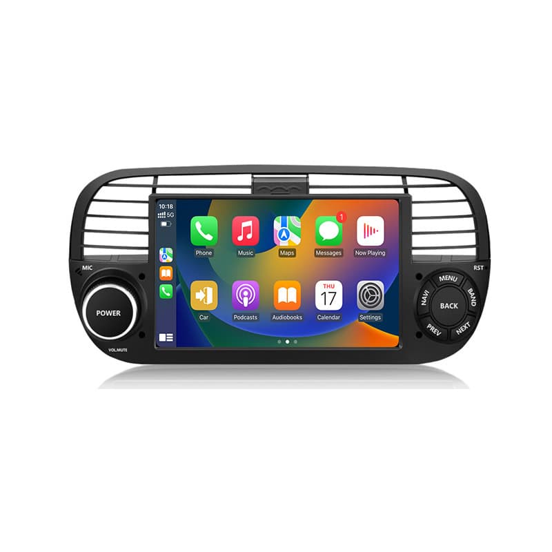 Compatible with Fiat 500 Navigator Fiat 500 Android Car Radio Stereo CarPlay