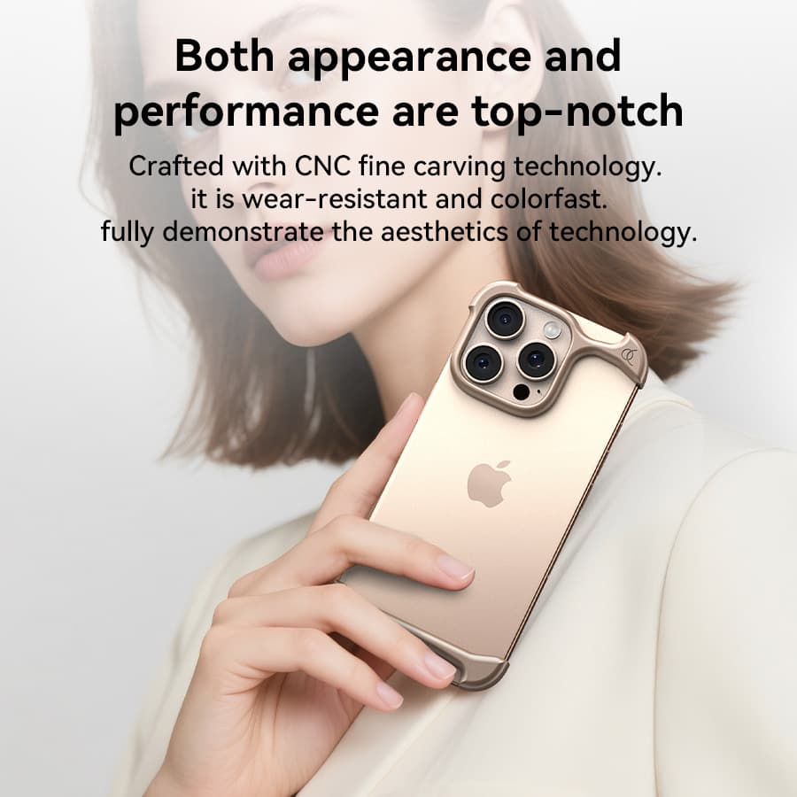 ARC PULSE CASE Double Layer Rubber Edition, New Cross-Border Model, Compatible with Apple iPhone, Heat Dissipation Metal Phone Case