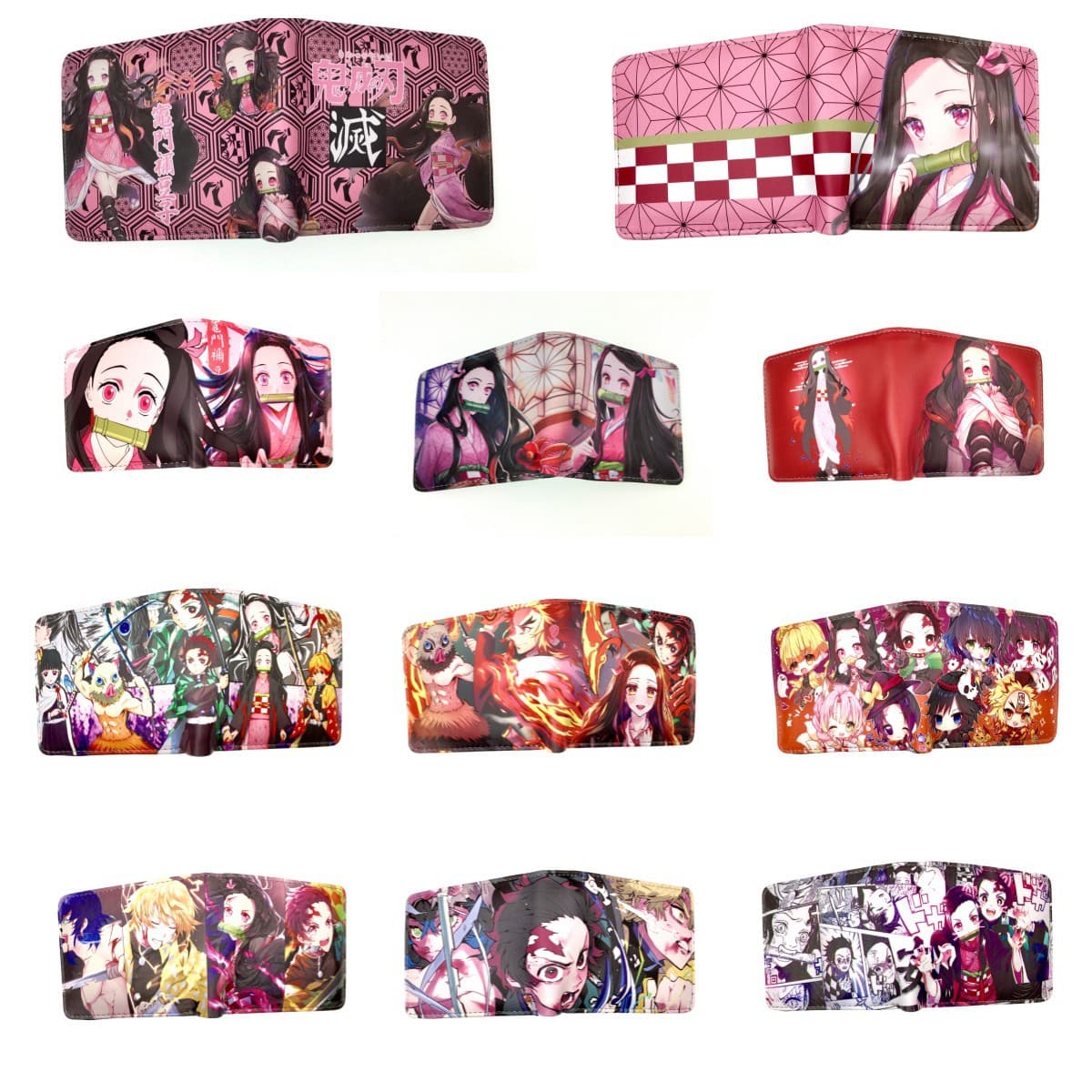 Demon Slayer peripheral Japanese two-dimensional manga anime teenagers middle school students high school students wallet boys short style