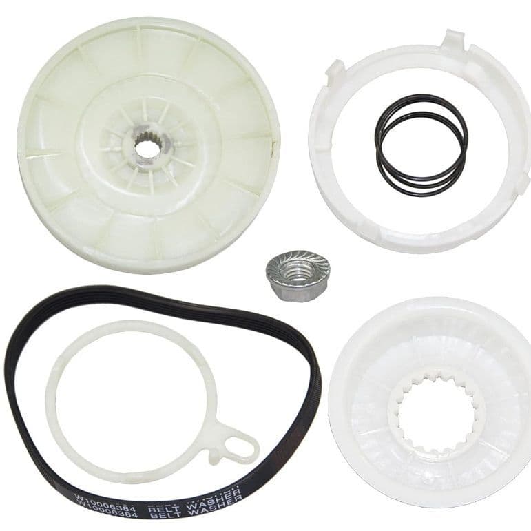 Manufacturer Supply W10721967 Washing Machine Pulley Clutch Kit with W10006384 Drive Belt