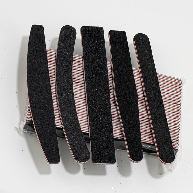 Factory Direct Nail File Red Core Black Sand Nail Sanding Strip Shaping Grinding Strip Nail Tool Nail File Wholesale