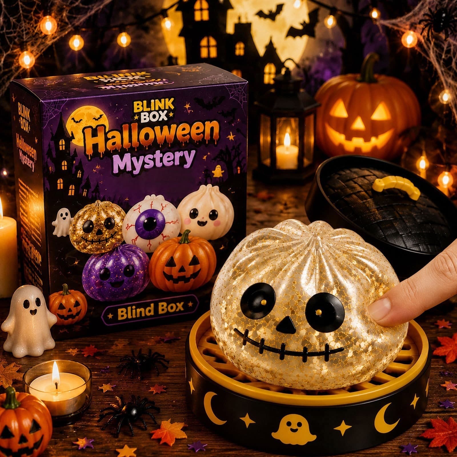 Halloween best-selling ghost pinch music creative personality portable decompression toys children's funny small gifts party gifts