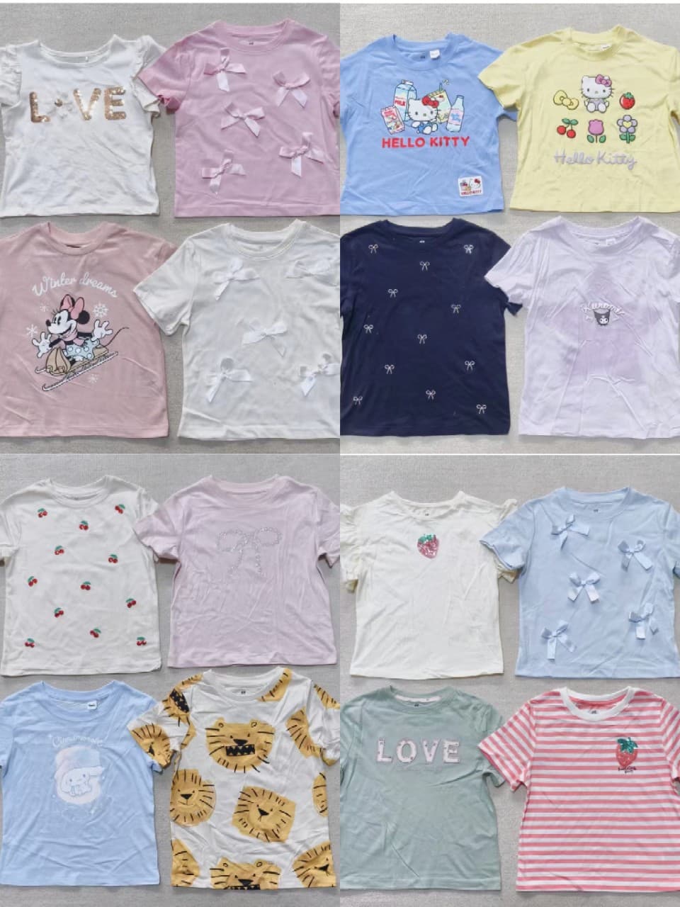 2026 New Original Single Boys and Girls Short T-Shirt Summer Children's Short Sleeve Casual Top Kids Clothing Wholesale In Stock