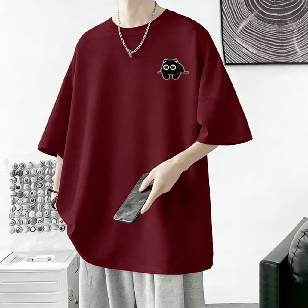 Men's Short-Sleeve T-Shirt 2026 New Summer Loose Versatile Top Round Neck Half-Sleeve T-Shirt Men's Clothing