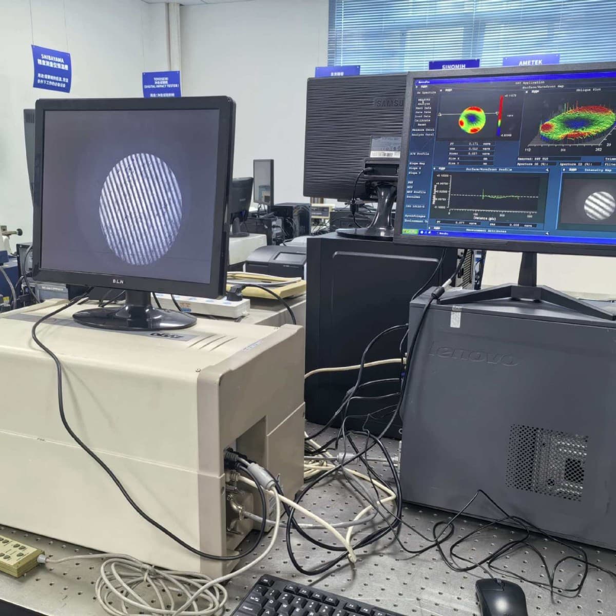 Used Zygo Laser Interferometer with Static Phase-Shift Software, 4-inch GPI Model, Lens Mount, Includes Training