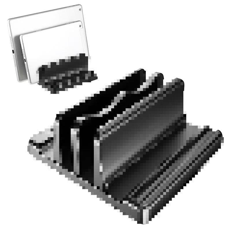 Laptop vertical stand suitable for MacBook, upright storage rack, iPad tablet shelf base