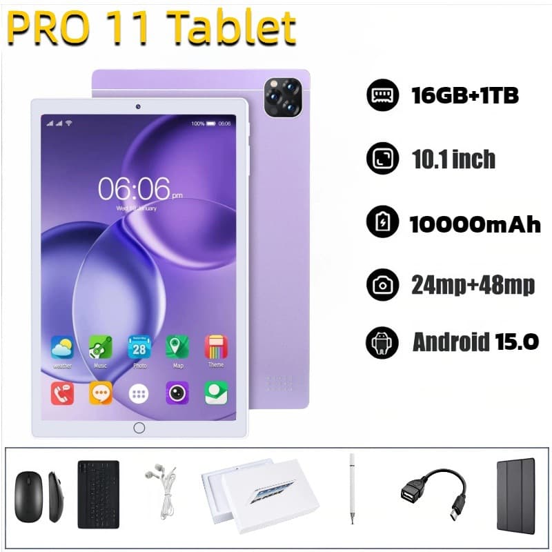 Source purple 10.1-inch tablet computer S40 learning tablet cross-border exclusive for all Netcom manufacturers pro11 direct sales