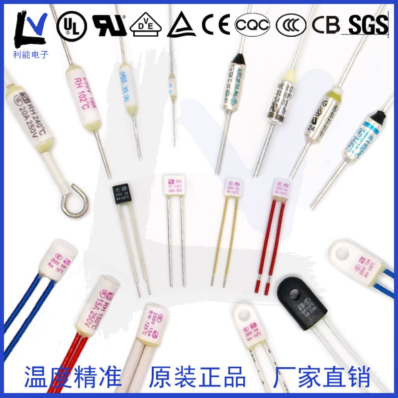 【Factory Direct】1-40A RHRY Ceramic Temperature Fuse Overheat Protection Fuse Body Thermal Cutoff