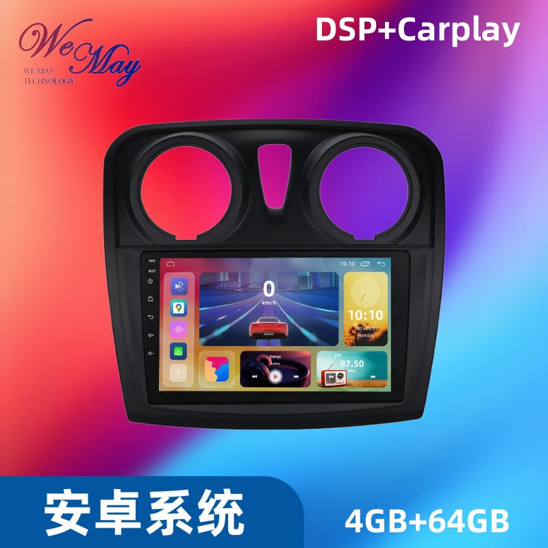 Suitable for 14-17 Renault Sandero Android smart navigation MP5 player radio wireless Carplay
