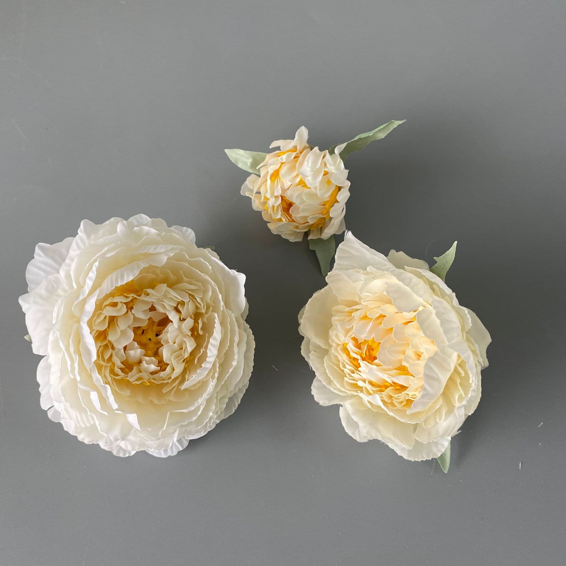 Artificial Peony Flower Head DIY Small Peony Flowers Large Medium Small Ancient Style Hanfu Headwear Decorative Flower Art