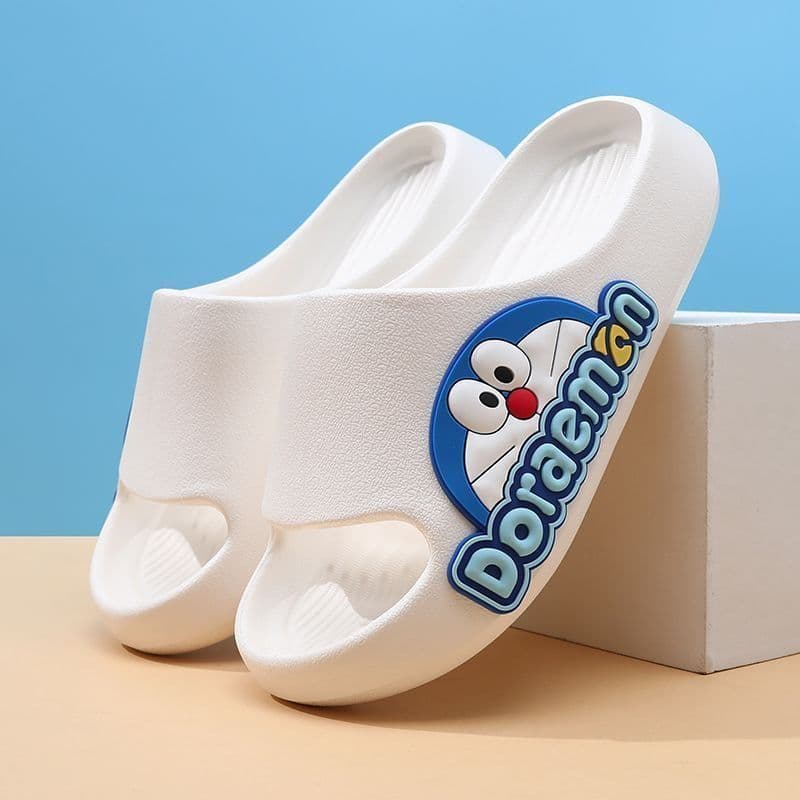 Children's Slippers Doraemon Boys Girls Summer Cartoon Cute Non-slip Indoor Bathroom Baby Sandals