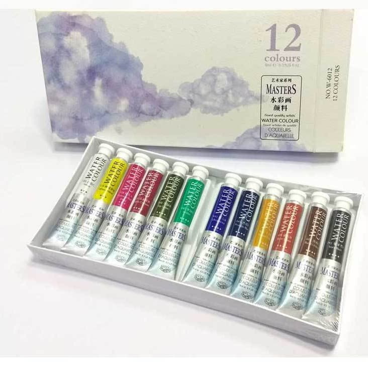Marley brand Artist Series watercolor paint 12/18/24 color watercolor paint set 9ml