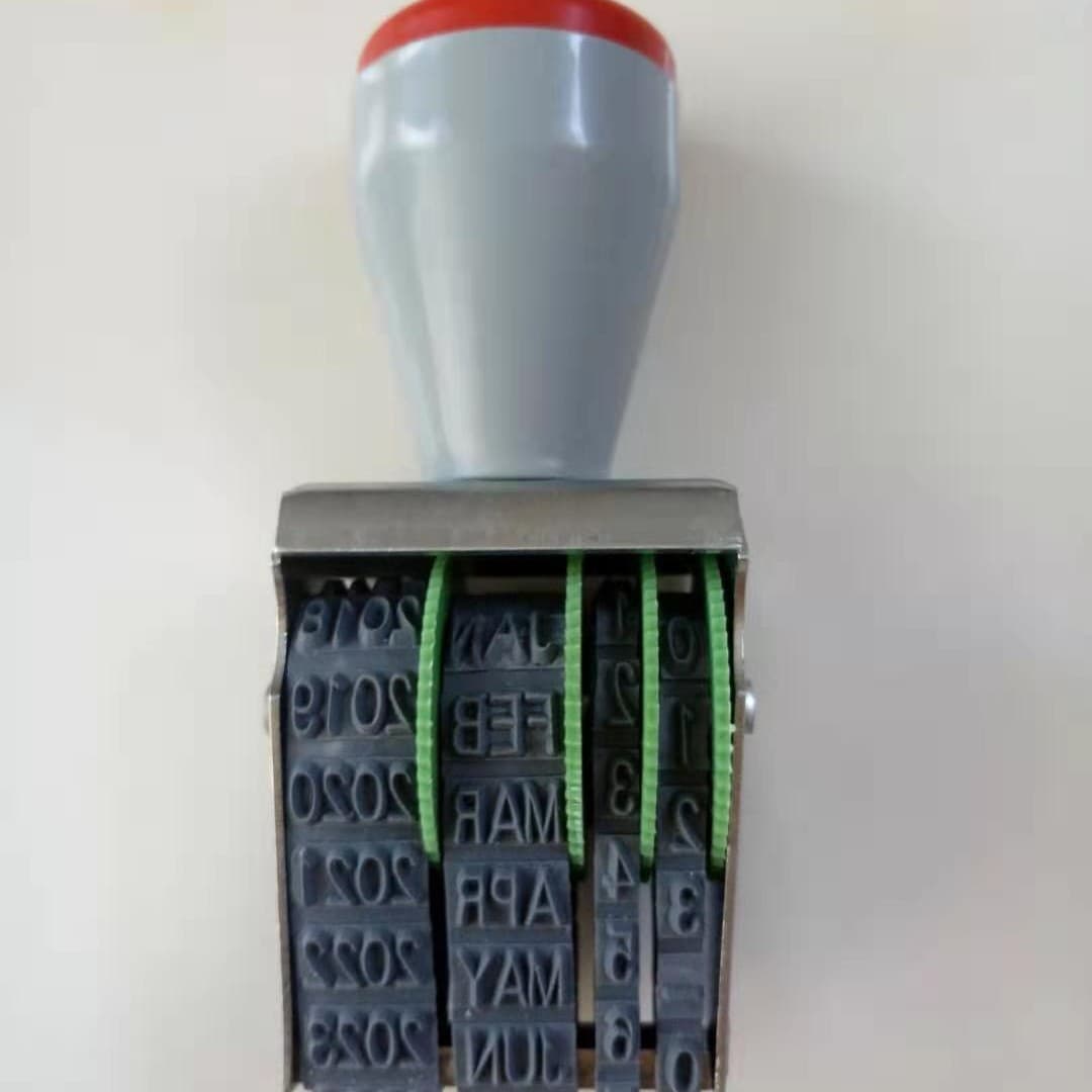 Adjustable English date wheel seal Chinese date wheel seal production date batch number coding seal wholesale