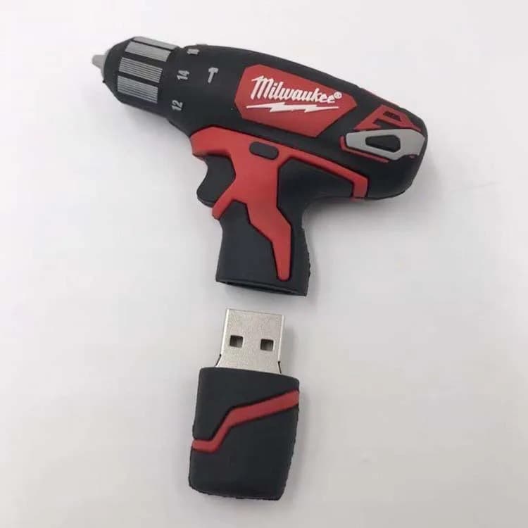 PVC Creative Cartoon USB Flash Drive Mascot Gift Soft Rubber Toy Drill USB Drive Factory Customizable Shape USB Flash Drive Wholesale