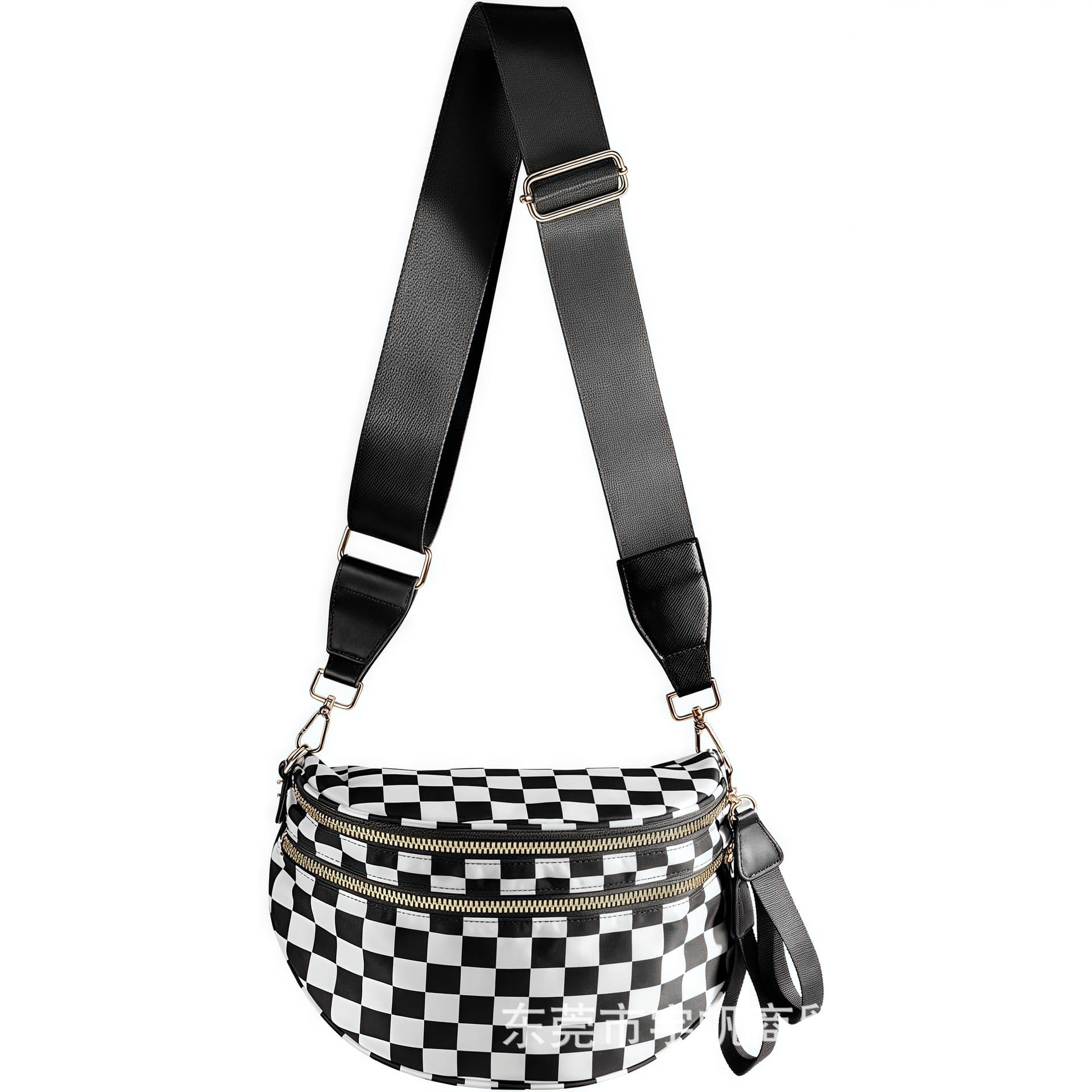 Cross-border large capacity crossbody backpack, multi-functional women's shoulder bag, water-repellent nylon bag, casual and versatile chest bag