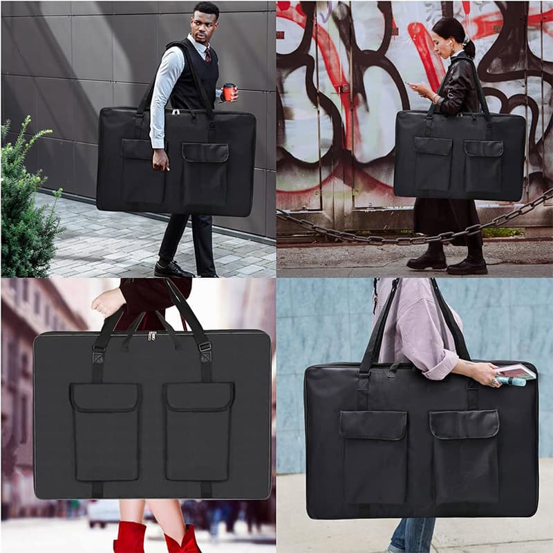 Custom Large Capacity Drawing Board Briefcase from Source Factory, Portable Poster Painting Supplies Storage Handbag