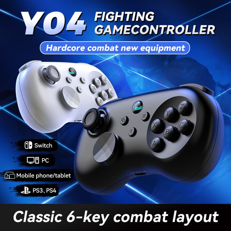 Y04 Hall Effect Gamepad Macro Back Buttons Multi-platform