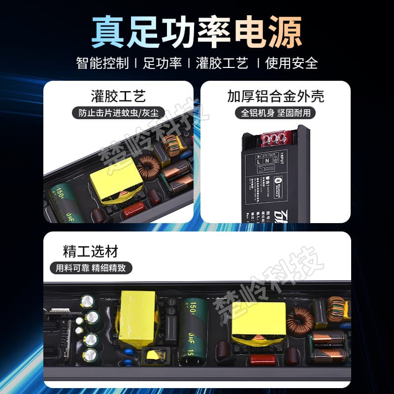 3C Certified Smart Integrated MESH2.0 Power Supply for Light Strip Transformer Controller with Mi Home APP, 12V24V
