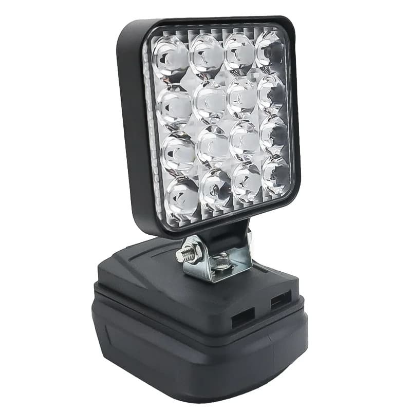 16LED Lithium Battery Work Light Emergency Light for Repair Outdoor Construction Site Lighting Dewalt/Makita/Milwaukee/Bosch
