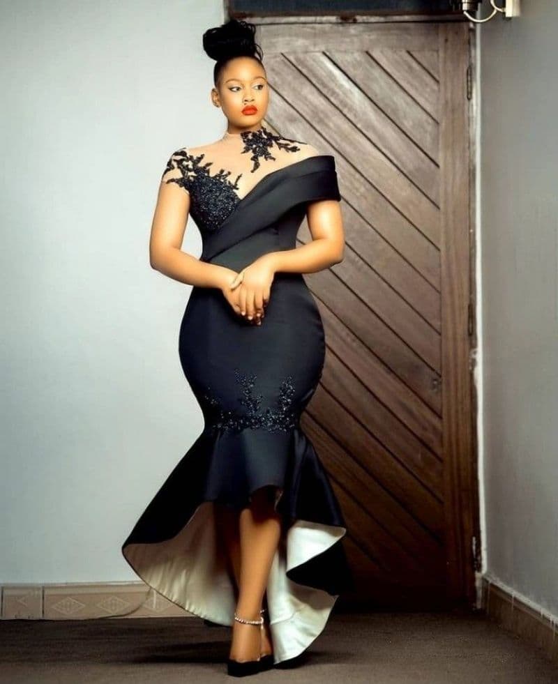 New foreign trade women's long skirt European and American Internet celebrity sexy hip-covering dress skirt independent station black fishtail long skirt