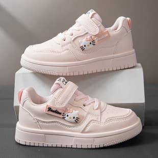 Girls' Board Shoes Soft Sole Children's Sports Shoes Fall 2025 New Korean Style Casual Shoes Lightweight Versatile White Sneakers