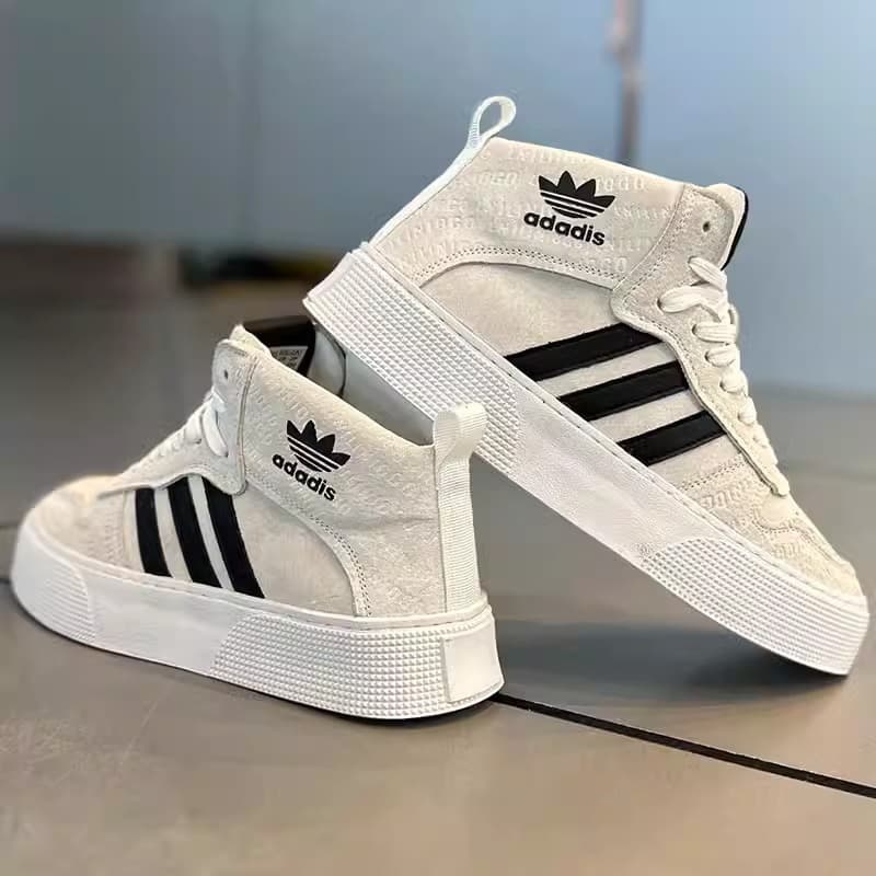 Men's Shoes 2024 Autumn/Winter New Fashionable and Versatile Hot-Selling High-Top Lace-up Soft-Soled Trendy Dad Shoes Casual Sports Shoes