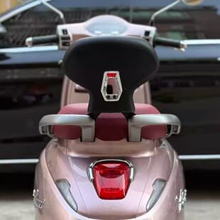 Rear Backrest for Haojue Lumi125 Modification Passenger Lumbar Support Cushion Hump Backrest