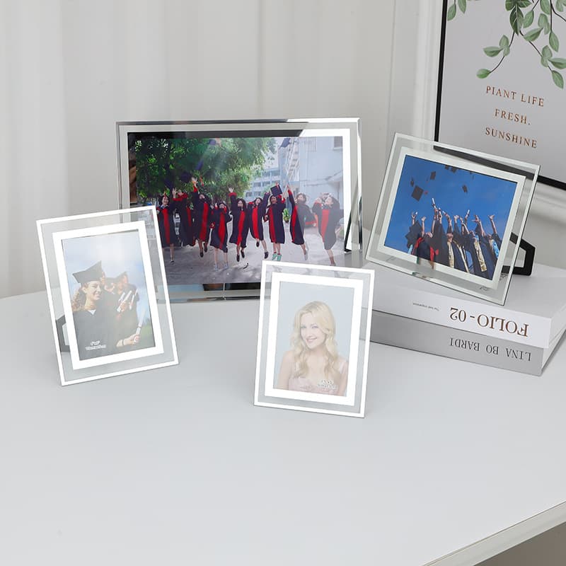 Crystal Photo Frame Transparent Frame Display Stand Wholesale 7-Inch Photo Frame Glass Frame A4 Photo Frame Wholesale