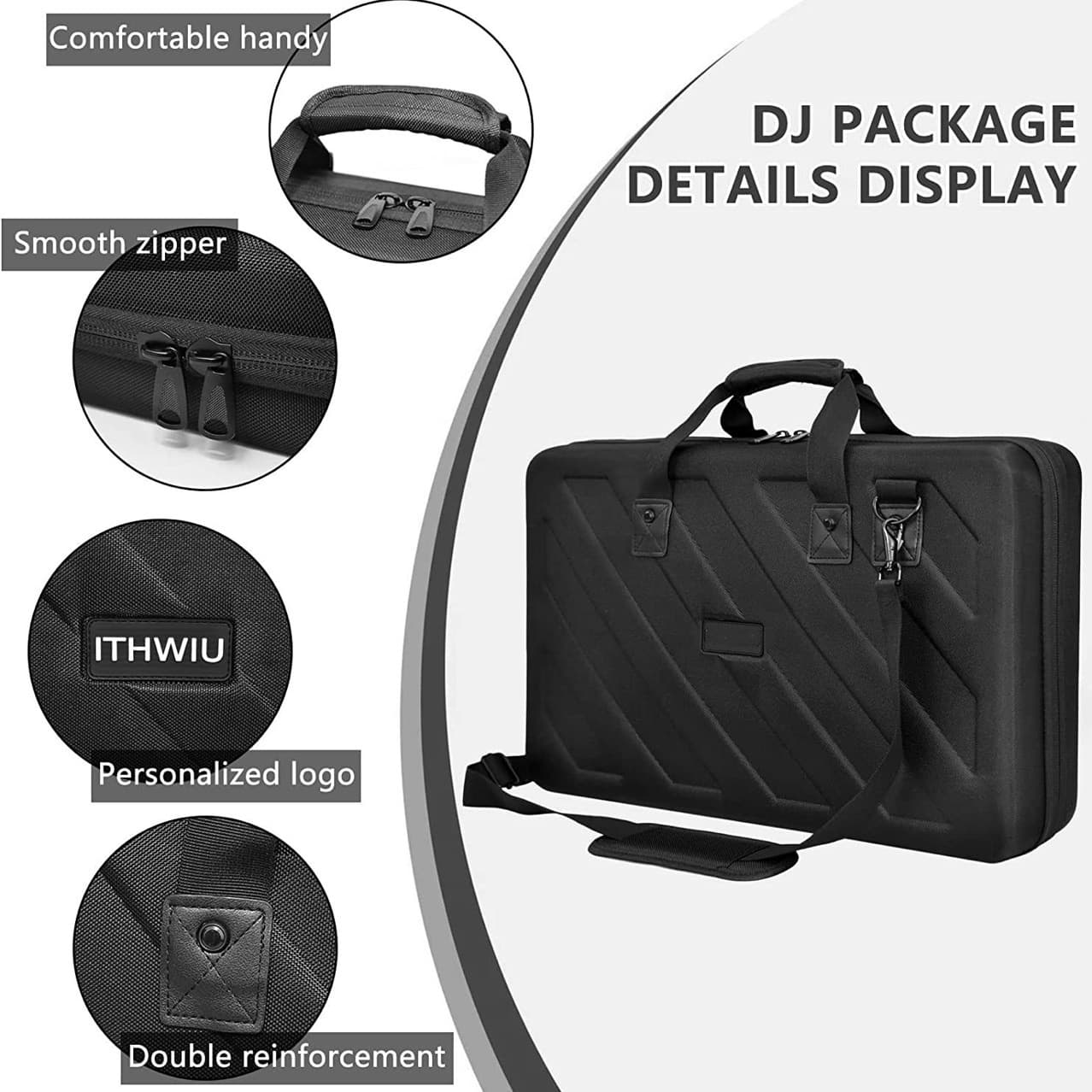 Dj Controller Storage Case For Pioneer Ddj-sb2 Sb3 400 Hardshell Shockproof Equipment Bag For Dj Gear