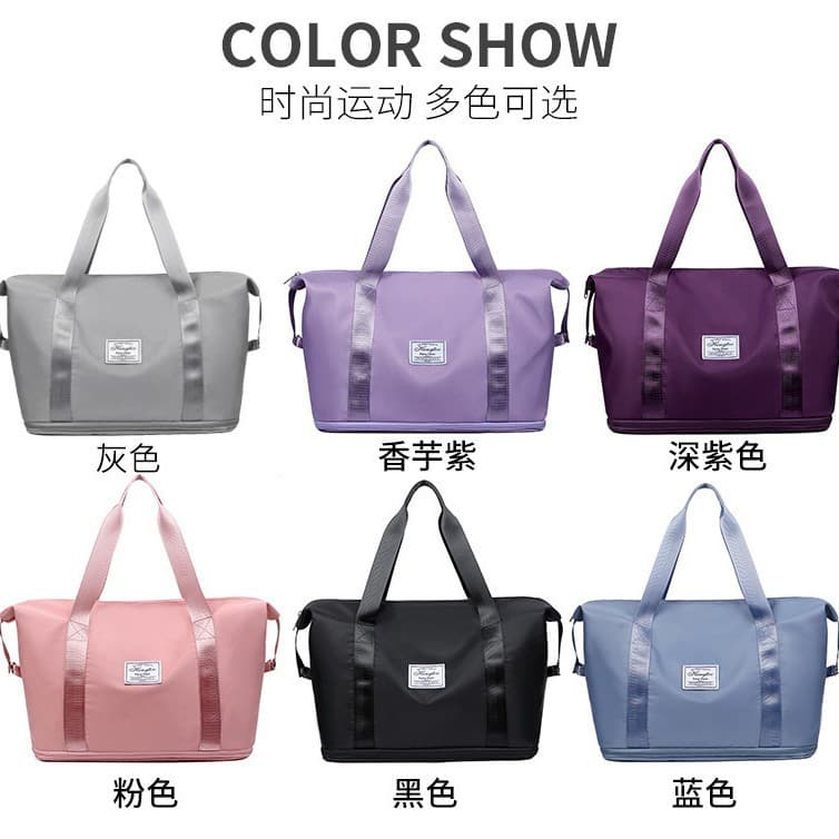 Travel Bag Fits Over Luggage Handle New Wet and Dry Separation Luggage Bag Large Capacity Multifunctional Handheld Gym Bag