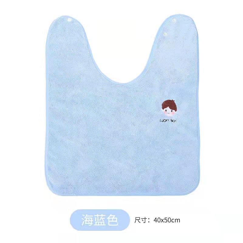 [Waterproof Bibs] Children's Washing Cloths, Kids Towels for Brushing Teeth and Face Wiping, Baby Face Washing Bibs