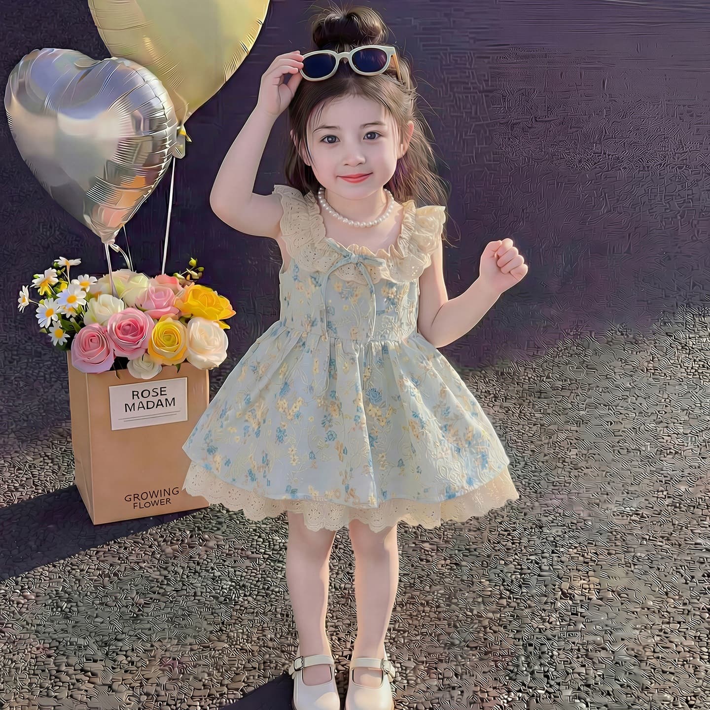 Girls Summer Dress 2026 New Baby Kuromi Princess Dress Children's Summer Thin Sleeveless Vest Dress