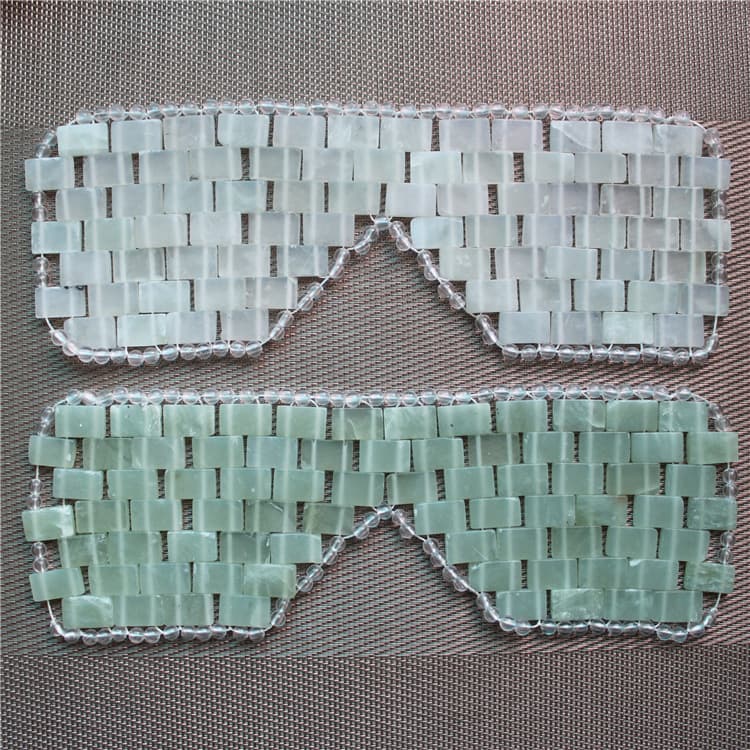 Handwoven Jade Eye Mask, Cooling Eye Relief, Soothing Eye Massage, Jade Eye Protection Mask Wholesale