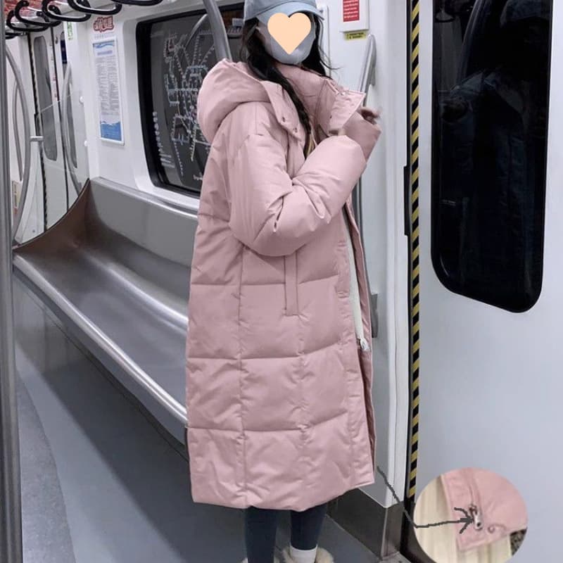 Maternity winter outerwear 2025 autumn/winter maternity cotton clothing for women late pregnancy down cotton coat padded coat mid-length