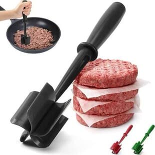 Cross-border In Stock Meat Chopper Handheld Meat Grinder Kitchen Scraper Meat Mincer Mixing Spatula