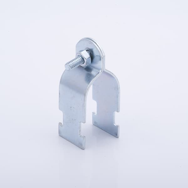 1/2"-4" EMT Strut Clamp, Galvanized Steel EMT Pipe Hanger, P-Clamp, Two-Piece Clamp
