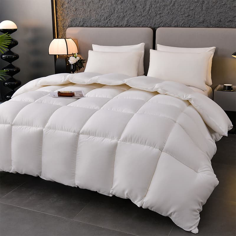 Factory Wholesale Thickened Feather Silk Warm Autumn/Winter Duvet Insert Volume-selling Gift Quilt Single/Double Bedding OEM Shipping