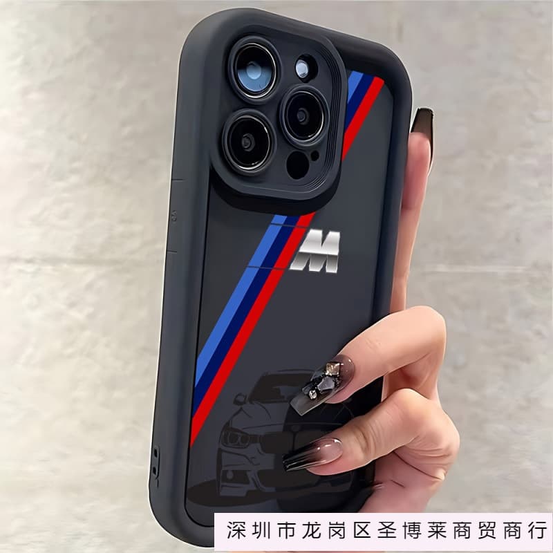 Cool Sports Car Case for Apple iPhone 16, iPhone 15 Pro Max, Cross-Border 13/14 Silicone 11 Soft 12 Pro