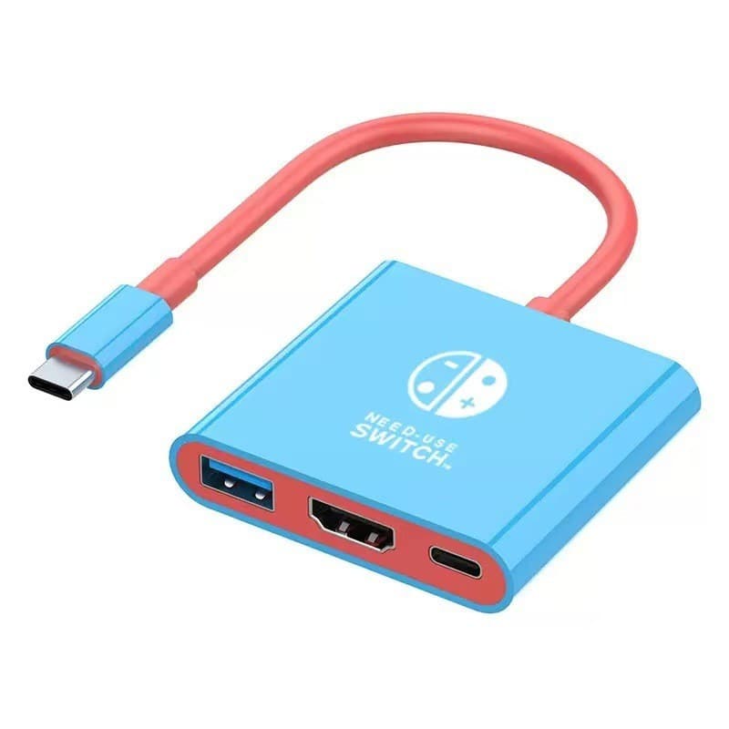 Compatible with Nintendo Switch 2 Screen Mirroring Cable NS2 Video Converter Type-C to HDMI Docking Station 4K 60Hz