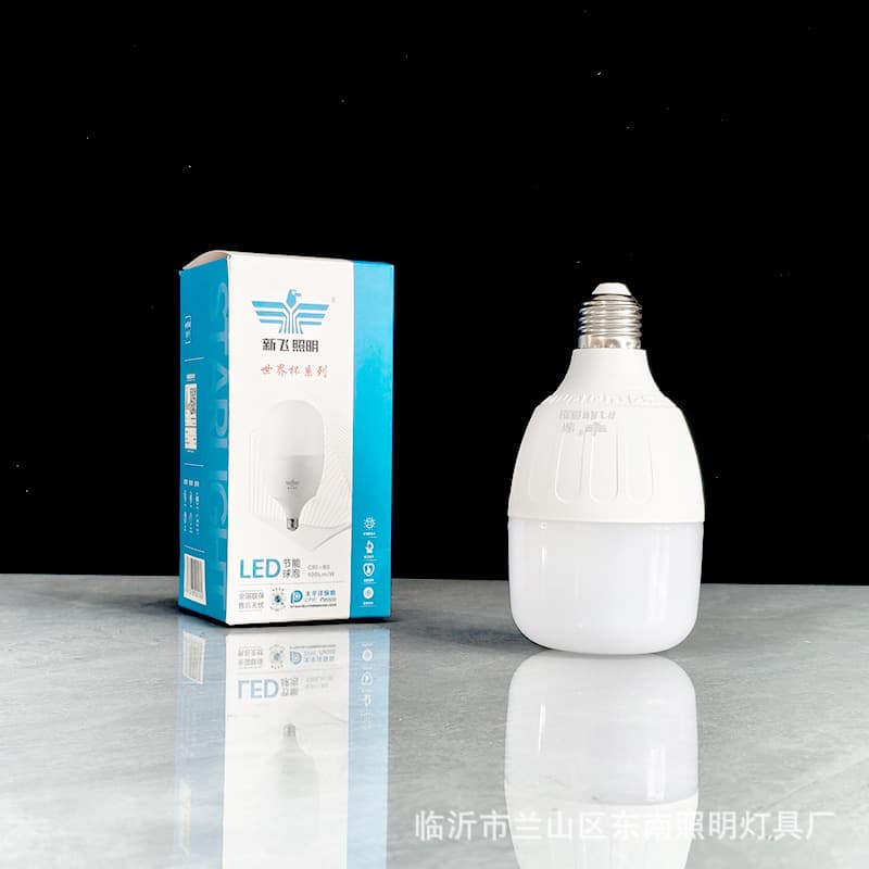 Xinfei Lighting LED bulb energy-saving light bulb household eye protection E27 screw socket lighting workshop super bright white light