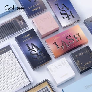 gollee Cross-border Eyelash Extensions Single Round Lashes Clover Four-leaf Clover Five-leaf Clover Six-leaf Clover YY False Lashes