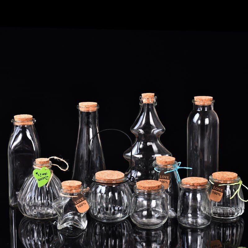 Wholesale DIY Wish Bottles, Starry Sky Bottles, Rainbow Bottles, Drift Bottles, Lucky Star Bottles, Pudding Bottles, Creative Candy Jars