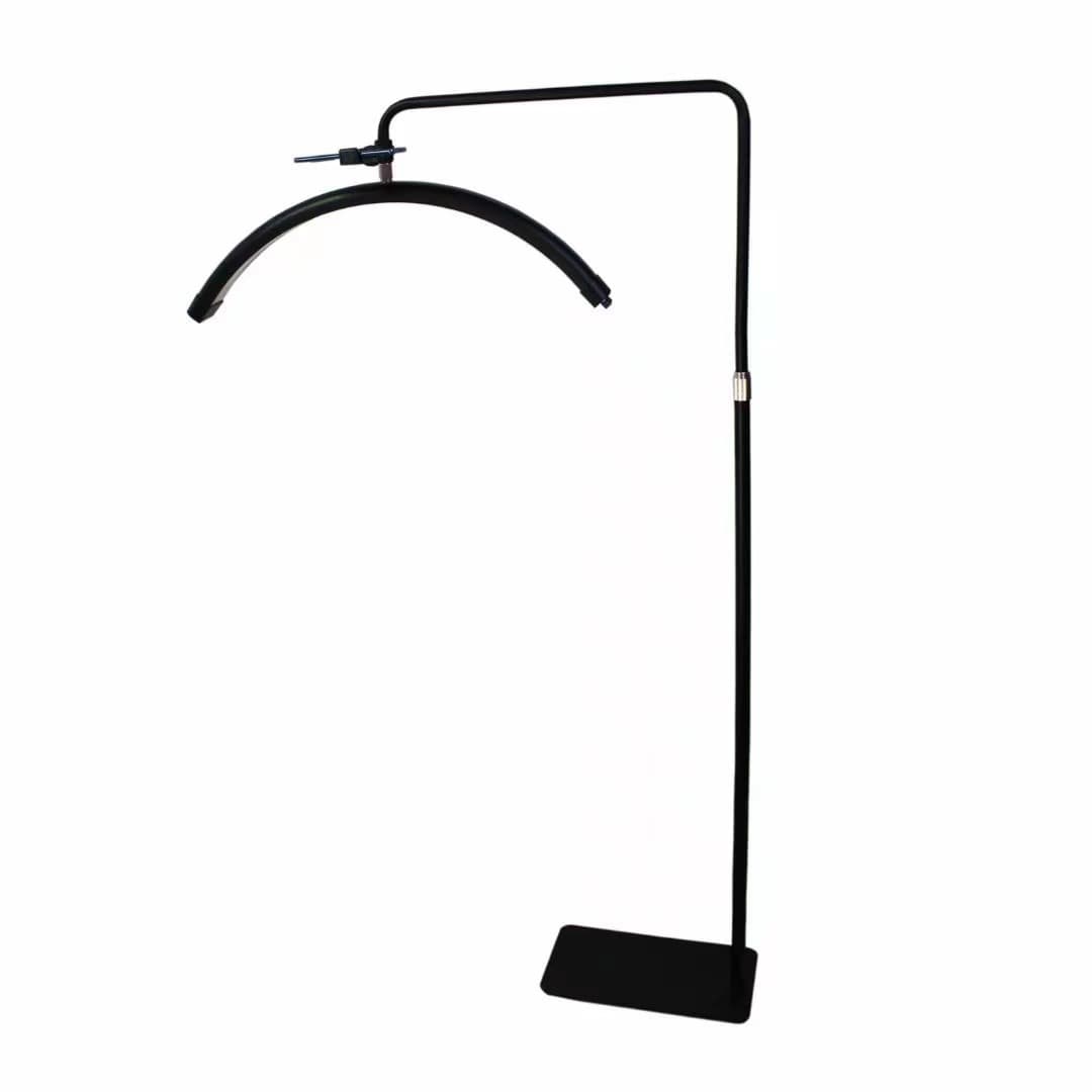 Y Cross-border 28-inch Beauty Light Half-Moon Light 24-inch Tattoo Light Nail & Eyelash Light Eyebrow U-Shaped Eye-Care Floor Lamp