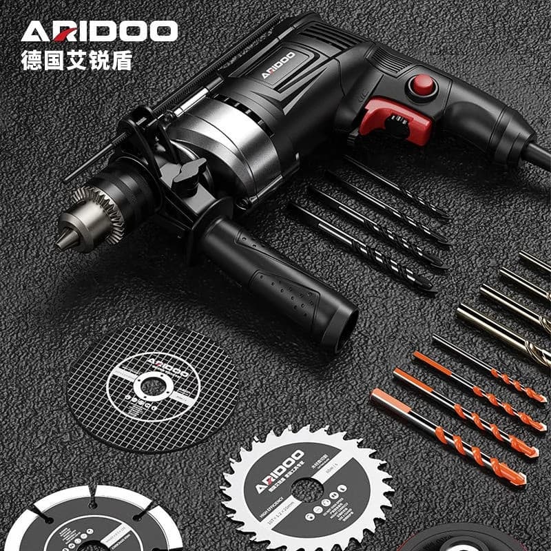 German rotary hammer drill, electric hammer, dual-use high-power power tool, household multifunctional drilling machine, wholesale