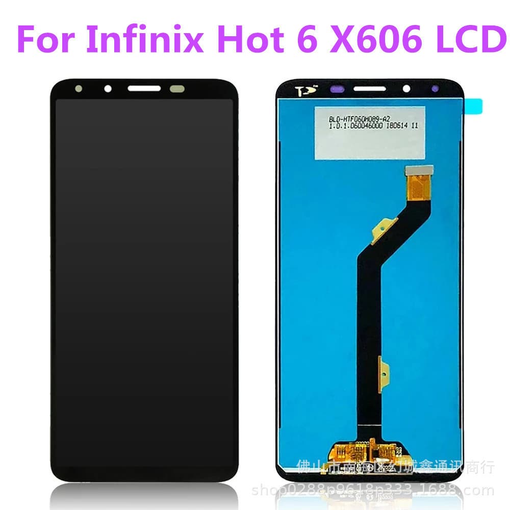 Suitable for Transsion infinix X606 mobile phone screen assembly HOT 6 LCD touch internal and external display LCD