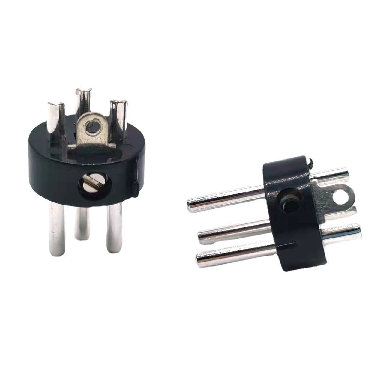 XLR 3-Pin Male Pin, Copper Nickel-Plated with Assembly Screws, Male XLR Connector Accessory, KTV Microphone Connector
