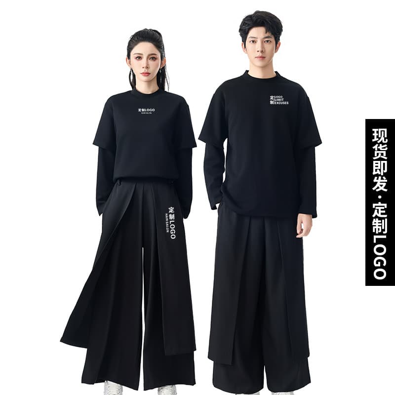 New arrival! Personalized Japanese-style fashionable hair salon assistant/hair coloring/shampoos/nail technician uniform set with customizable logo.