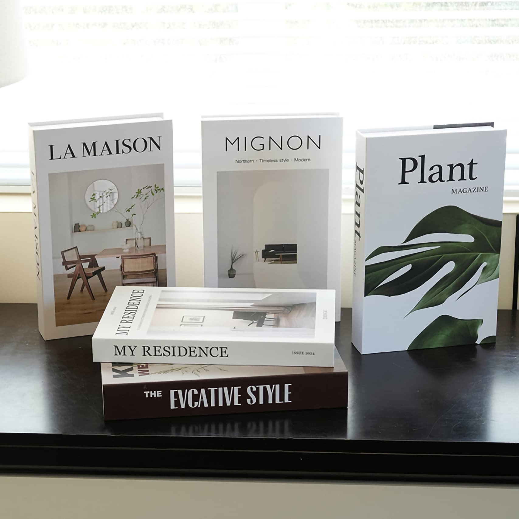 Folding Modern Fake Book Decoration Nordic Light Luxury Simulation Book Living Room Home Store Decor Photo Prop