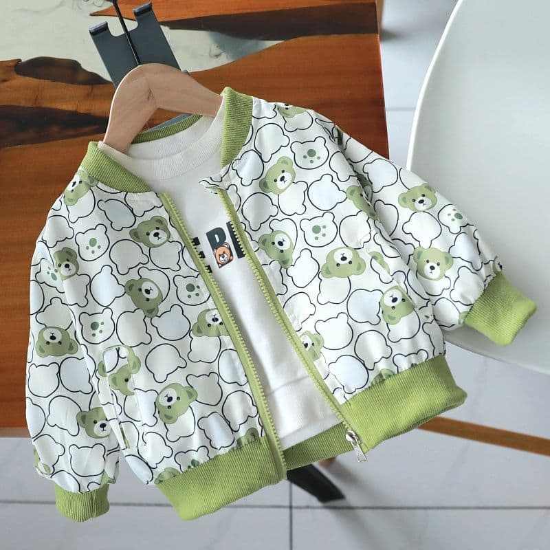 Baby and children's spring and autumn coats, double-layer jackets, jackets, men's and women's spring tops, children's clothing, outing clothes, others