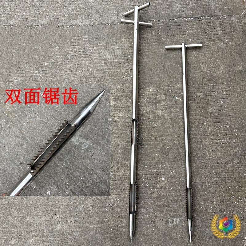 ✅ Stainless Steel Sampler, Corn Cob Toothed Probe, Grain Corn Ear Single/Double Tube Sampler